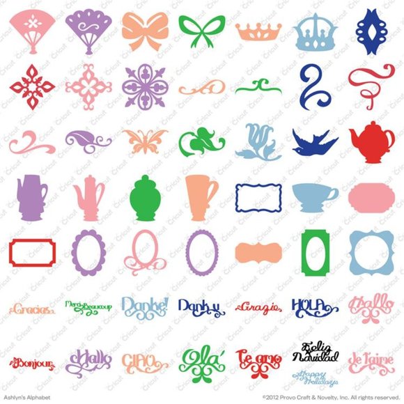 Cricut ASHLYN’S ALPHABET font - Picture 2 of 16